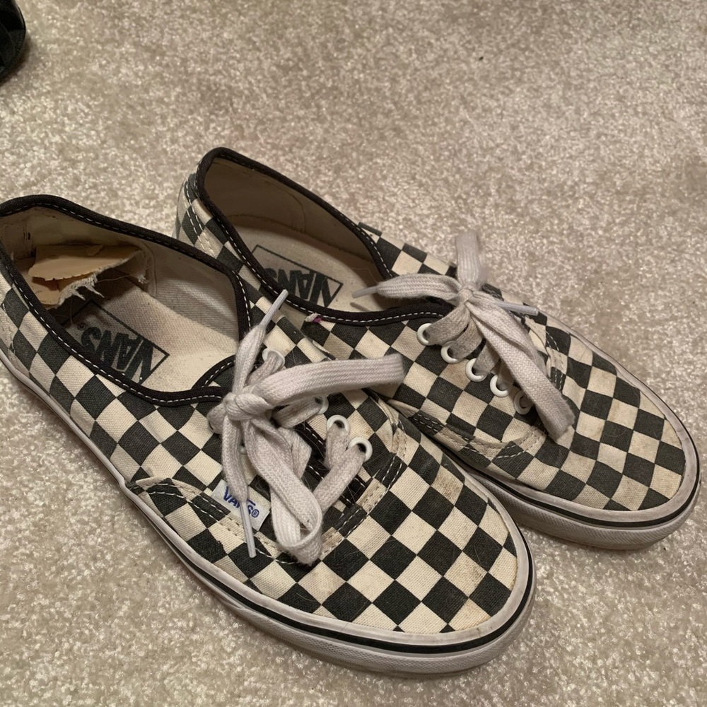 Checkered vans